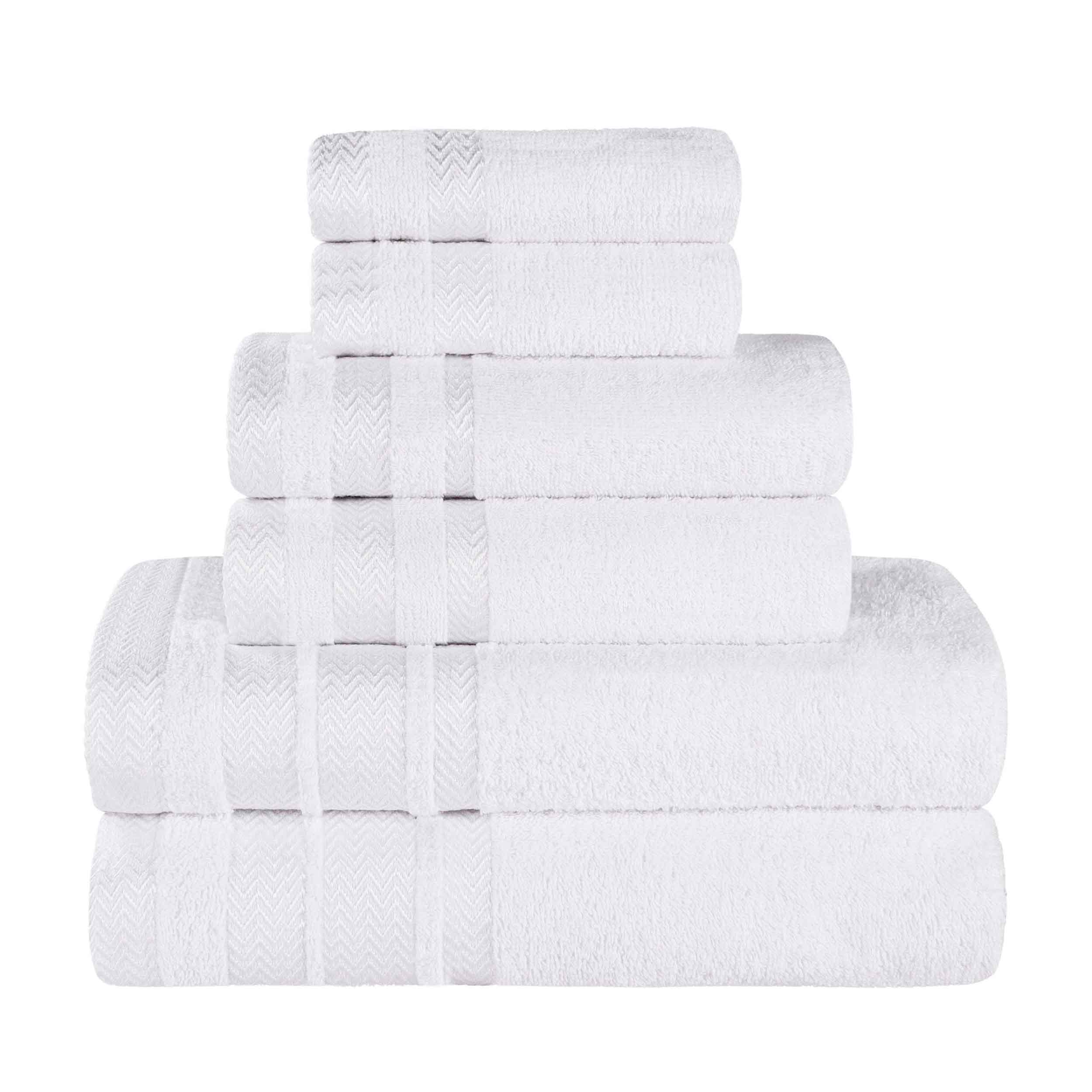 Hays Cotton Medium Weight 6 Piece Assorted Bathroom Towel Set - Towel Set by Superior Brand