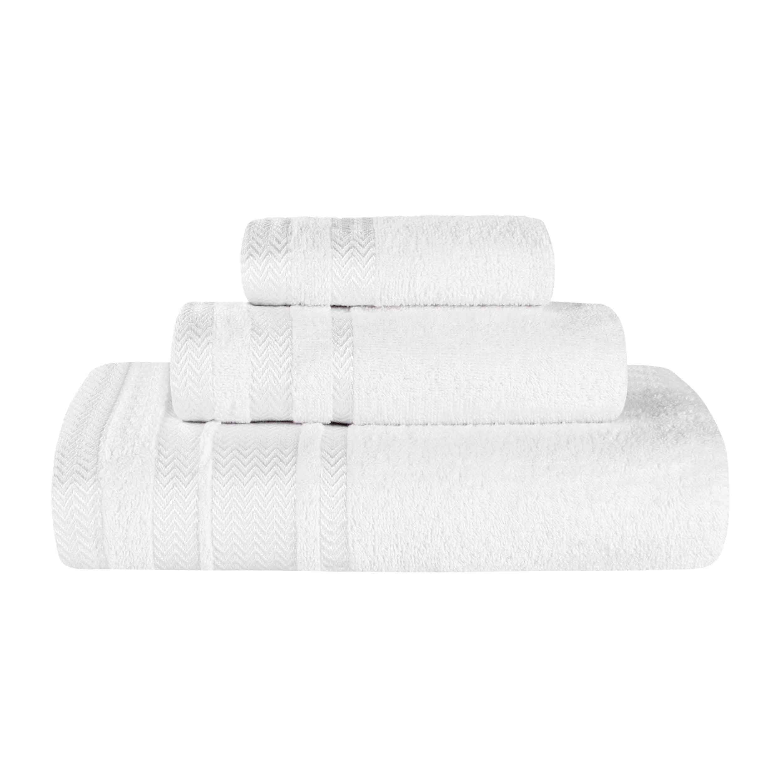 Hays Cotton Medium Weight 3 Piece Assorted Bathroom Towel Set - Towel Set by Superior Brand