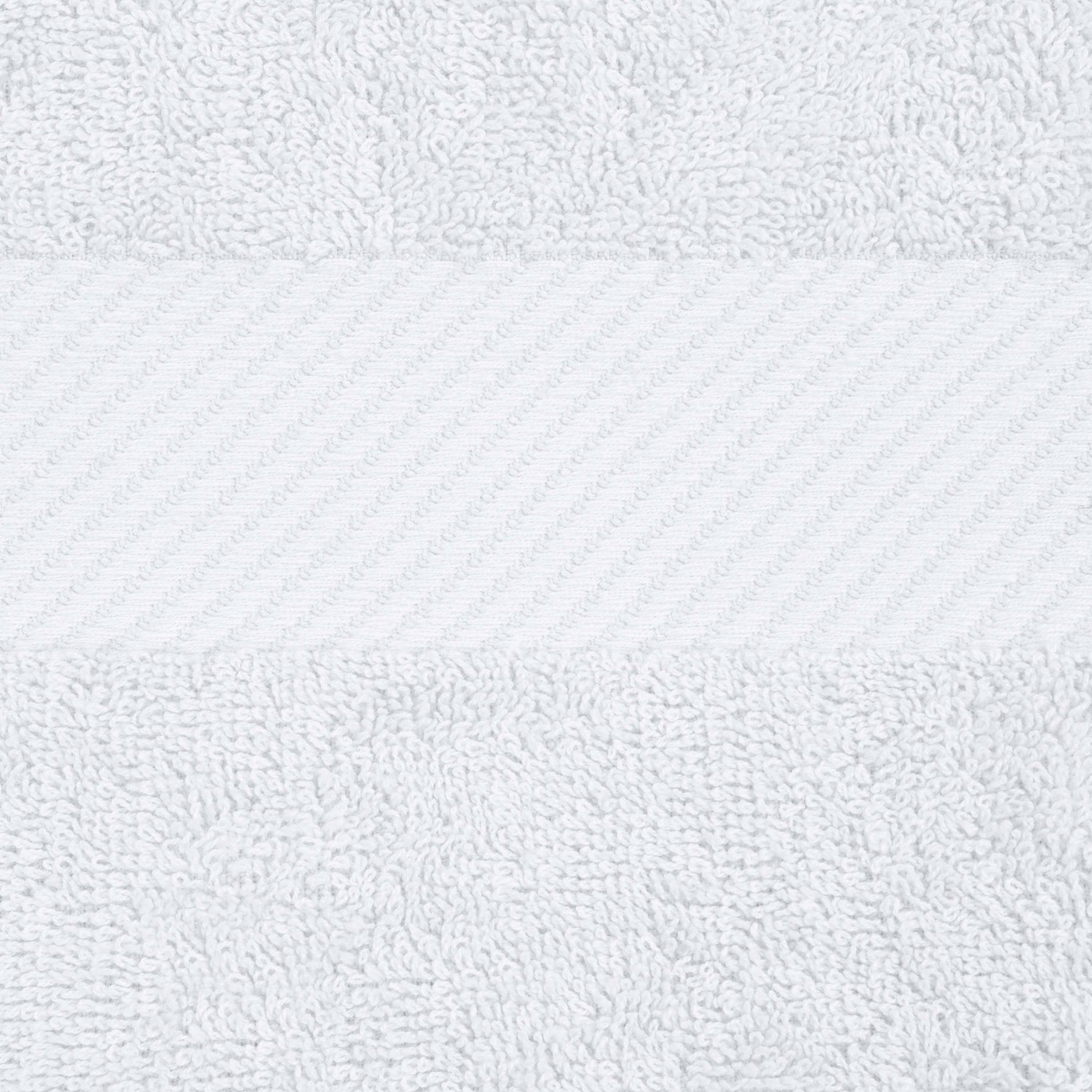 Egyptian Cotton Dobby Border Medium Weight 6 Piece Towel Set