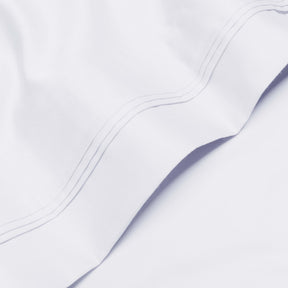 Egyptian Cotton 1000 Thread Count Solid Sheet Set Olympic Queen - White