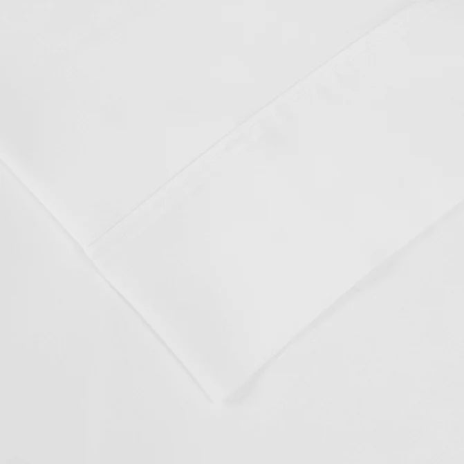 1000 Thread Count Lyocell Blend Solid Duvet Cover Set - White