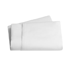 400 Thread Count Egyptian Cotton Solid Deep Pocket Sheet Set - White