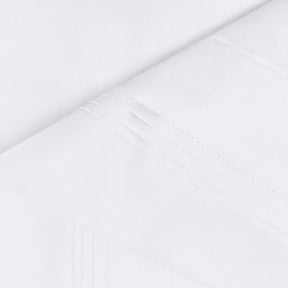 Superior Premium 650 Thread Count Egyptian Cotton Solid Deep Pocket Sheet Set - White