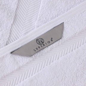 Zero-Twist Smart-Dry Combed Cotton 3 Piece Towel Set - White