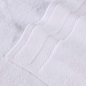 Zero-Twist Smart-Dry Combed Cotton 2 Piece Bath Sheet Set - White