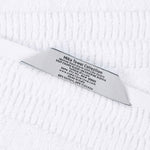 Mika Smart Twist Cotton Solid Textured Ribbed Bath Sheets, Set of 2 - Bath Sheet by Superior