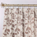 Leaves Room Darkening Back Tabs Blackout Curtain Panels, Set of 2 - Blackout Curtains by Superior