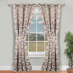 Leaves Room Darkening Washable Blackout Curtain Panels, Set of 2 - Blackout Curtains by Superior