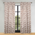 Leaves Room Darkening Back Tabs Blackout Curtain Panels, Set of 2 - Blackout Curtains by Superior