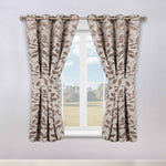 Leaves Room Darkening Washable Blackout Curtain Panels, Set of 2 - Blackout Curtains by Superior