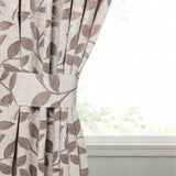 Leaves Room Darkening Washable Blackout Curtain Panels, Set of 2 - Blackout Curtains by Superior