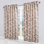 Leaves Room Darkening Back Tabs Blackout Curtain Panels, Set of 2 - Blackout Curtains by Superior