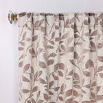Leaves Room Darkening Back Tabs Blackout Curtain Panels, Set of 2 - Blackout Curtains by Superior