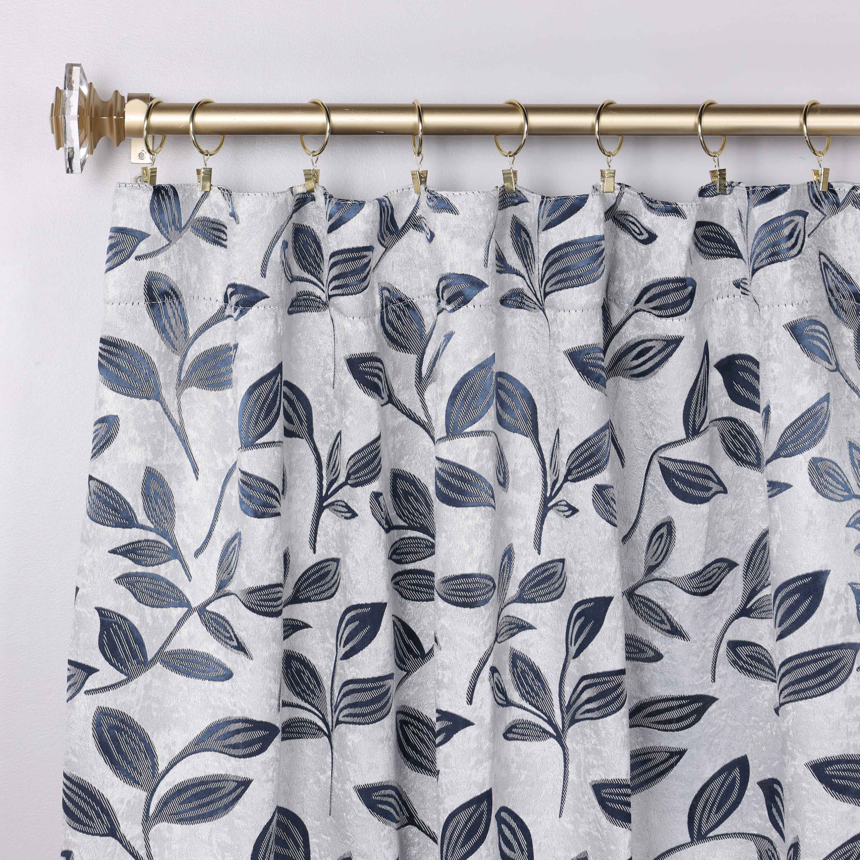 Leaves Room Darkening Back Tabs Blackout Curtain Panels, Set of 2 - Blackout Curtains by Superior
