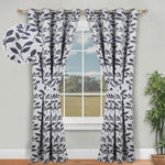 Leaves Room Darkening Washable Blackout Curtain Panels, Set of 2 - Blackout Curtains by Superior