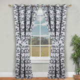 Leaves Room Darkening Washable Blackout Curtain Panels, Set of 2 - Blackout Curtains by Superior
