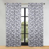 Leaves Room Darkening Back Tabs Blackout Curtain Panels, Set of 2 - Blackout Curtains by Superior