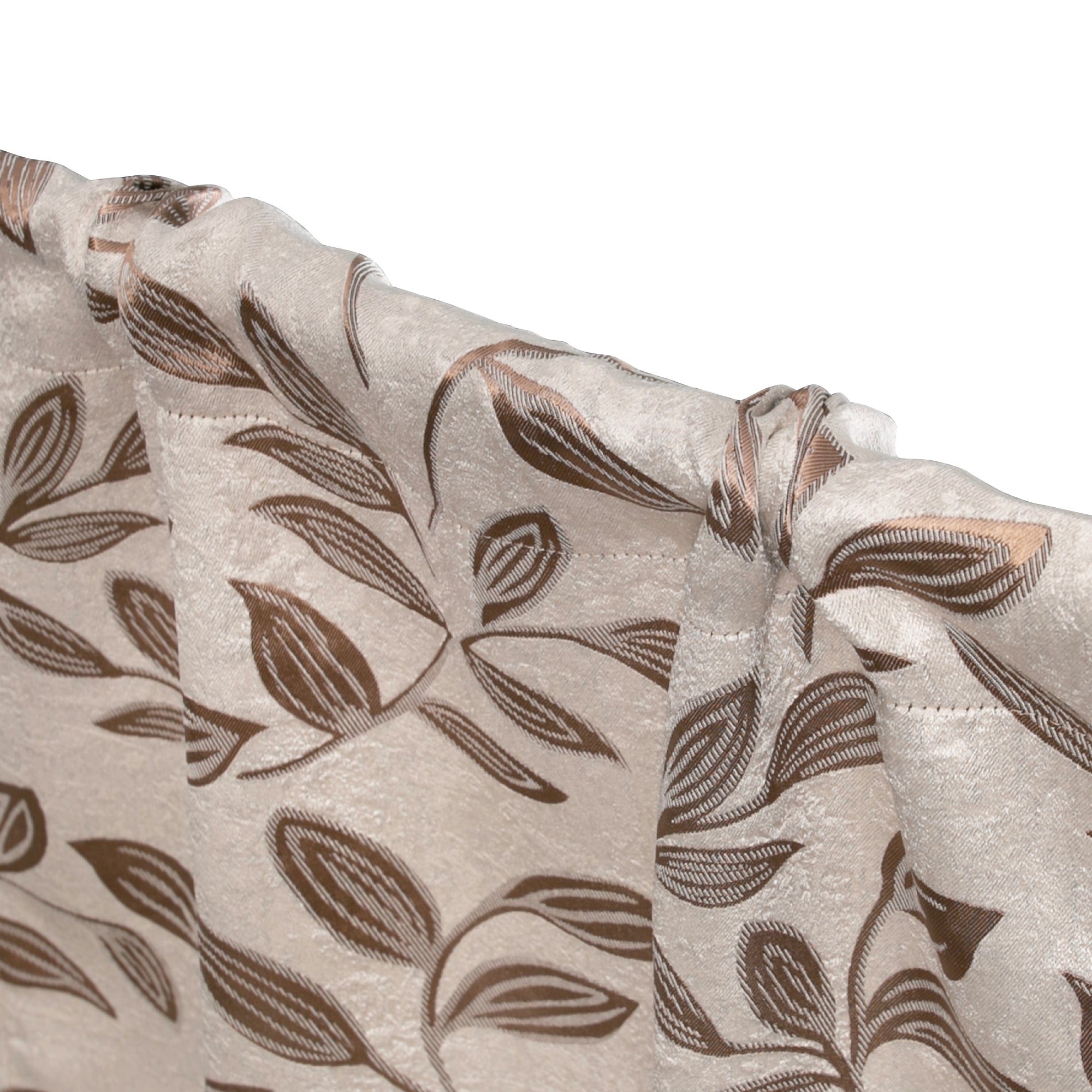 Leaves Room Darkening Washable Blackout Curtain Panels, Set of 2 - Blackout Curtains by Superior