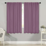 Solid Room Darkening Blackout Curtain Panels, Back Tabs, Set of 2 - Blackout Curtains by Superior