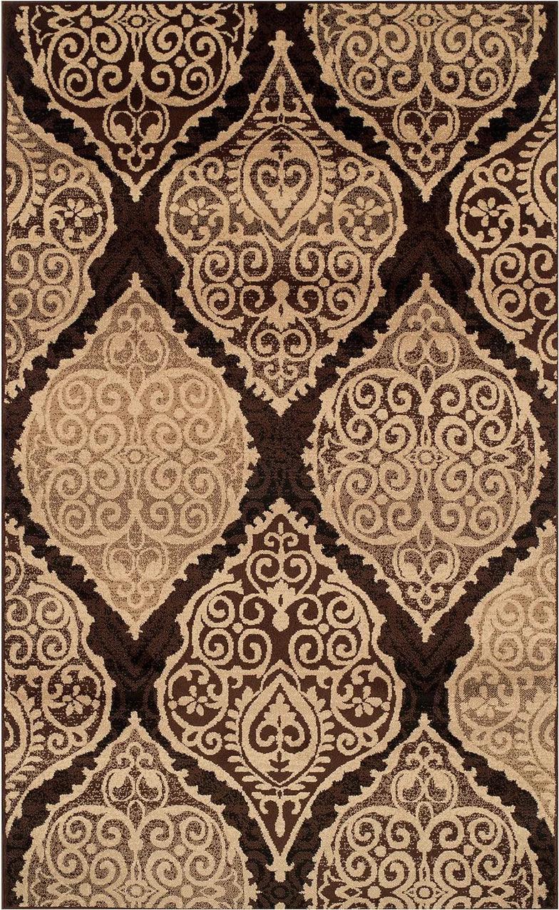 Amherst Damask Medallion Indoor Area Rug Or Runner Rug - by Superior