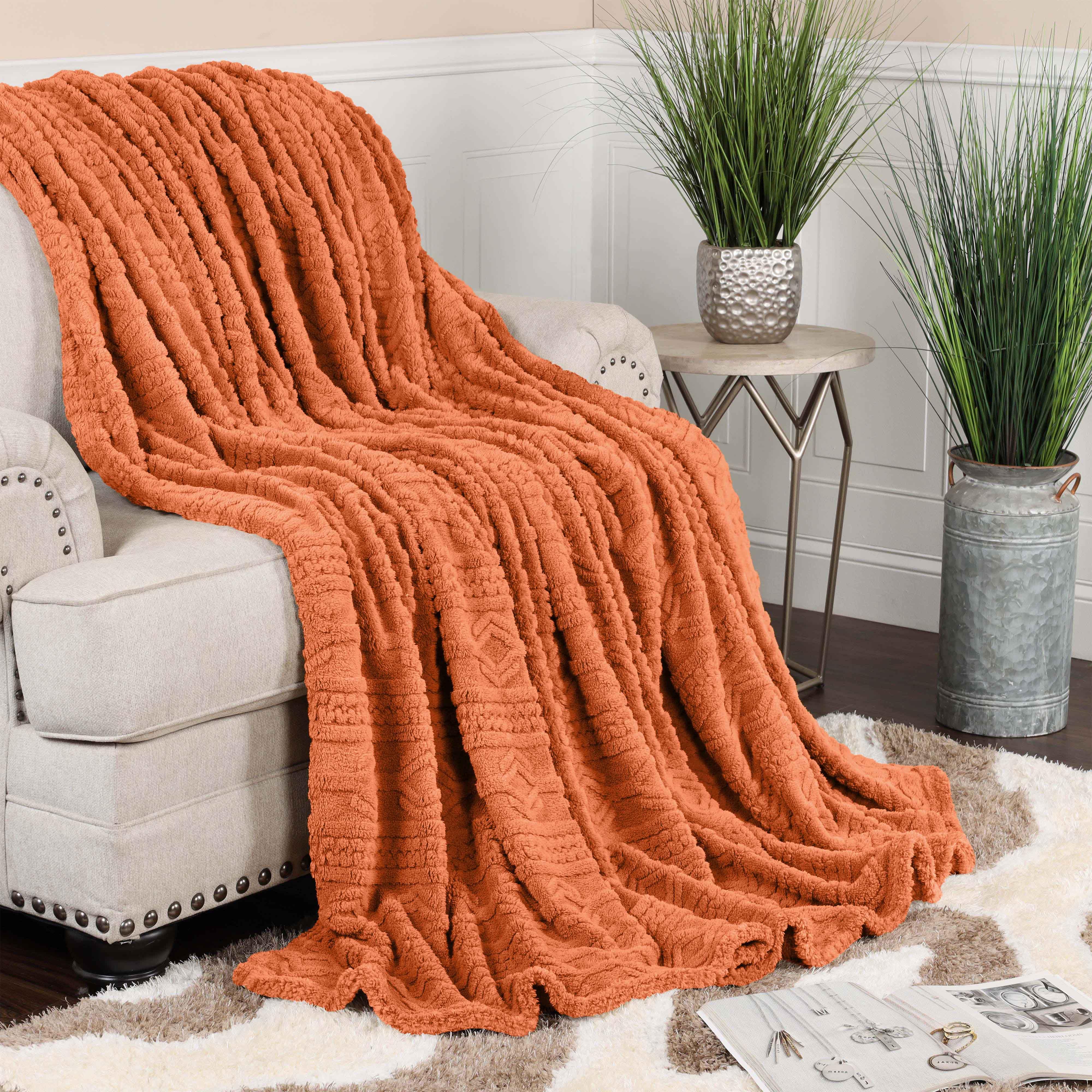 Arctic Boho Knit Jacquard Fleece Plush Medium Weight Fluffy Blanket - Blanket by Superior Brand