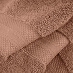 Aria Turkish Cotton Solid Heavyweight Plush Bath Towel Set of 4 - Bath Towel by Superior Brand