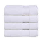 Aria Turkish Cotton Solid Heavyweight Plush Bath Towel Set of 4 - Bath Towel by Superior Brand