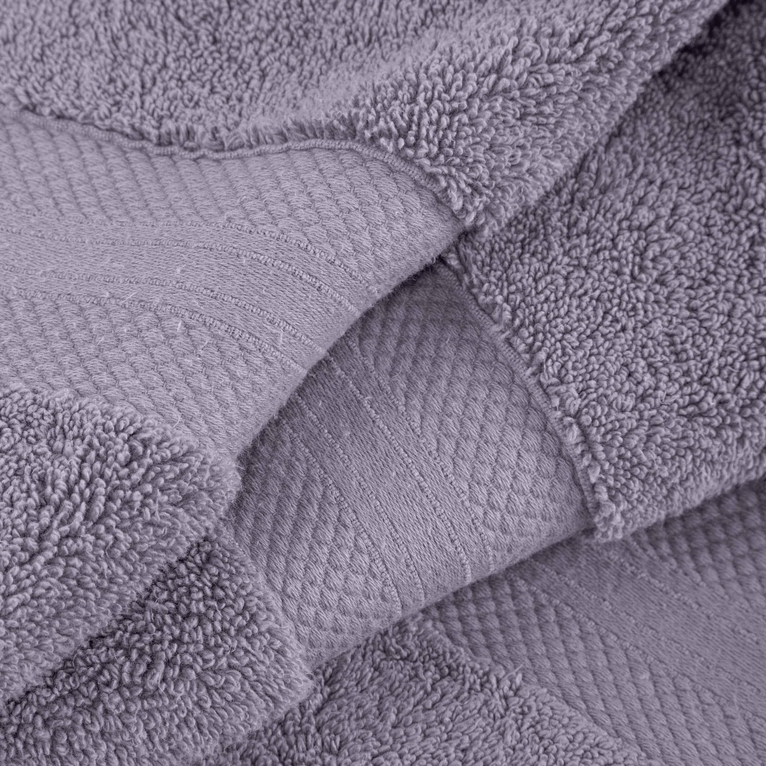 Aria Turkish Cotton Solid Heavyweight Plush Bath Towel Set of 4 - Bath Towel by Superior Brand