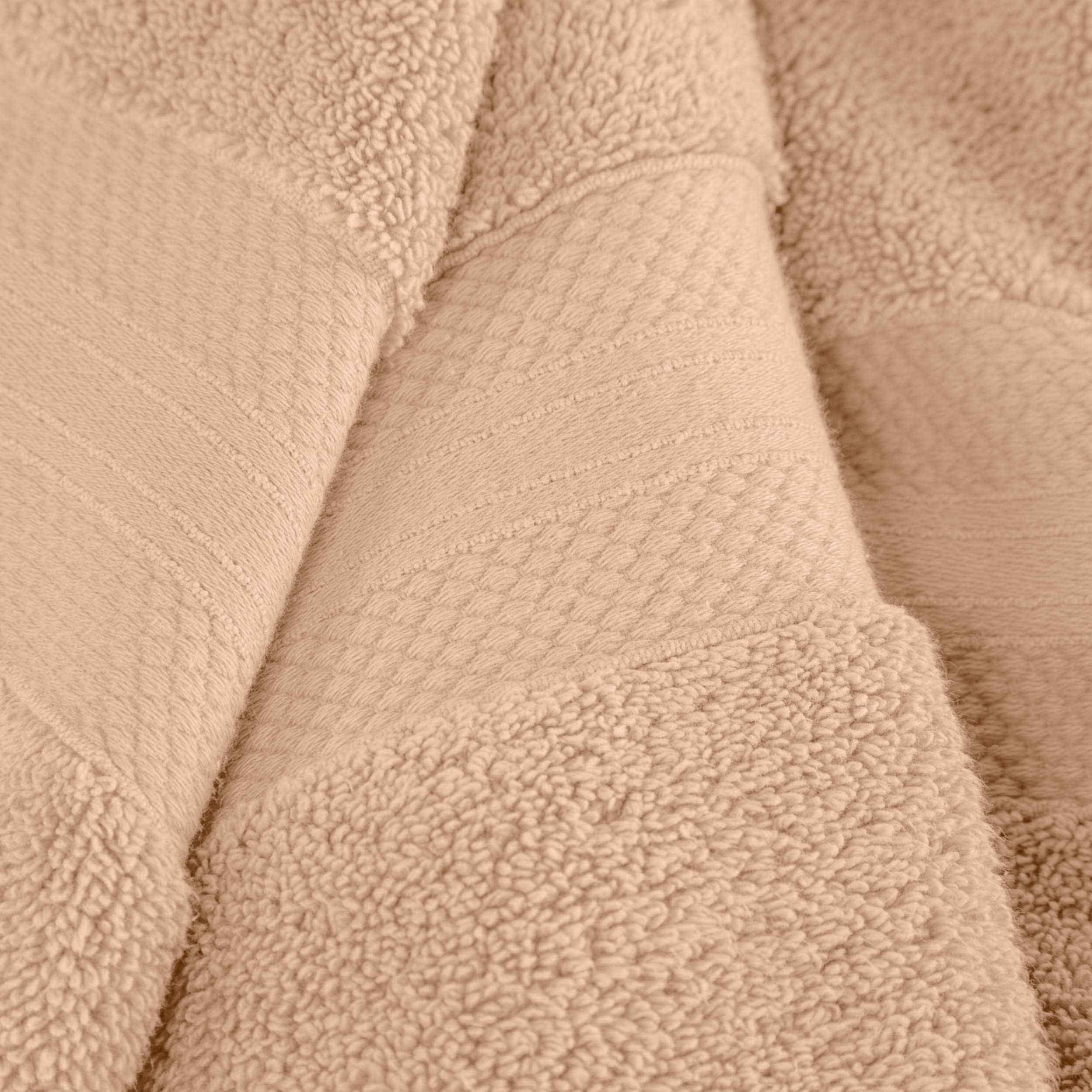 Aria Turkish Cotton Solid Heavyweight Plush Bath Towel Set of 4 - Bath Towel by Superior Brand