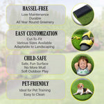Artificial Grass Area Rug Lawn Turf Indoor Outdoor Rugs, Set of 6 - Rugs by Superior