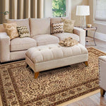 Astral Oriental Floral Scroll Indoor Large Area Rugs or Runner Rug - Rugs by Superior