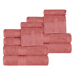 Atlas Cotton Plush Absorbent Heavyweight 12 Piece Assorted Towel Set - Towel Set by Superior