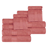 Atlas Cotton Plush Absorbent Heavyweight 12 Piece Assorted Towel Set - Towel Set by Superior