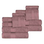 Atlas Cotton Plush Absorbent Heavyweight 12 Piece Assorted Towel Set - Towel Set by Superior