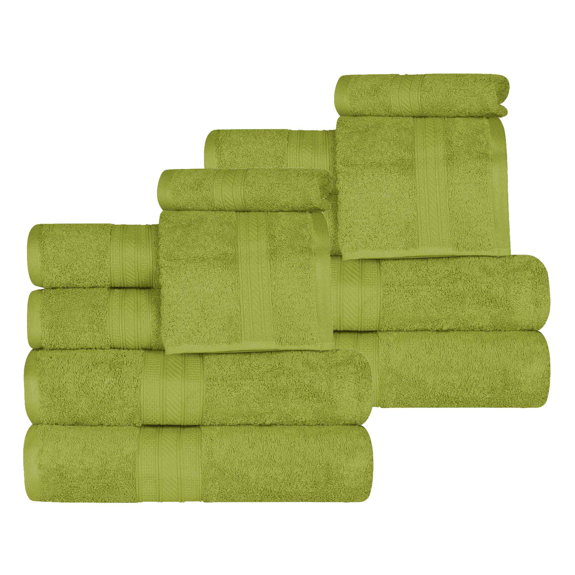 Atlas Cotton Plush Absorbent Heavyweight 12 Piece Assorted Towel Set - Towel Set by Superior