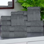 Atlas Cotton Plush Absorbent Heavyweight 12 Piece Assorted Towel Set - Towel Set by Superior