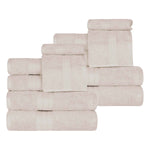Atlas Cotton Plush Absorbent Heavyweight 12 Piece Assorted Towel Set - Towel Set by Superior