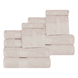 Atlas Cotton Plush Absorbent Heavyweight 12 Piece Assorted Towel Set - Towel Set by Superior