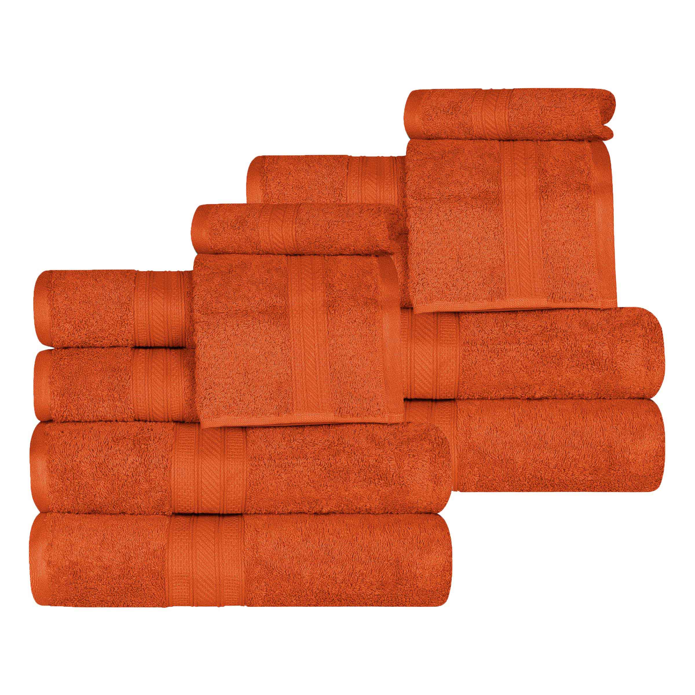 Atlas Cotton Plush Absorbent Heavyweight 12 Piece Assorted Towel Set - Towel Set by Superior