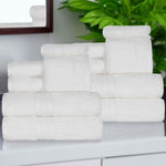 Atlas Cotton Plush Absorbent Heavyweight 12 Piece Assorted Towel Set - Towel Set by Superior