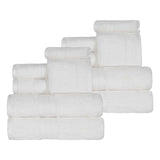 Atlas Cotton Plush Absorbent Heavyweight 12 Piece Assorted Towel Set - Towel Set by Superior