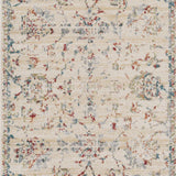 Basilio Modern Farmhouse Distressed Medallion Indoor Area Rug - Rugs by Superior