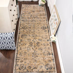 Basilio Modern Farmhouse Distressed Medallion Indoor Area Rug - Rugs by Superior
