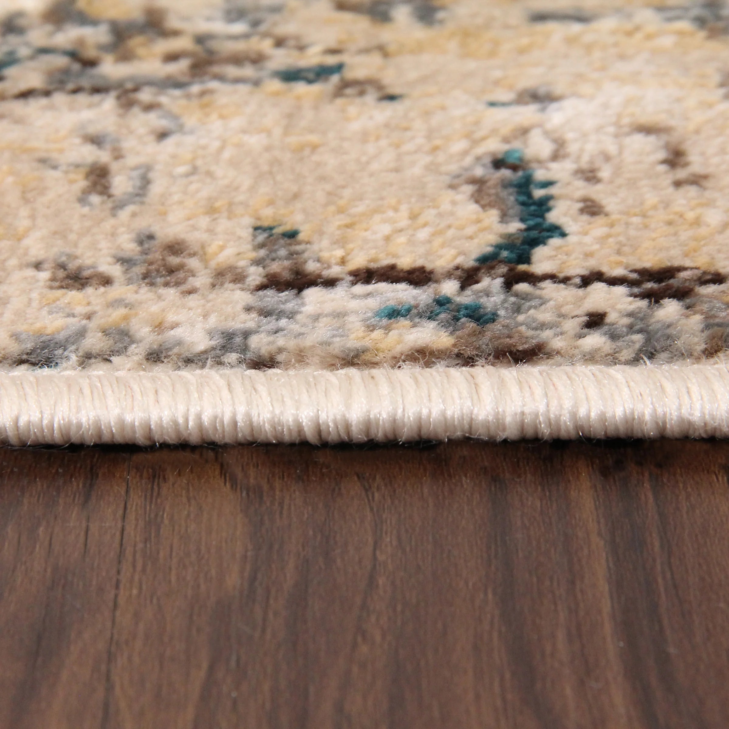 Basilio Modern Farmhouse Distressed Medallion Indoor Area Rug - Rugs by Superior