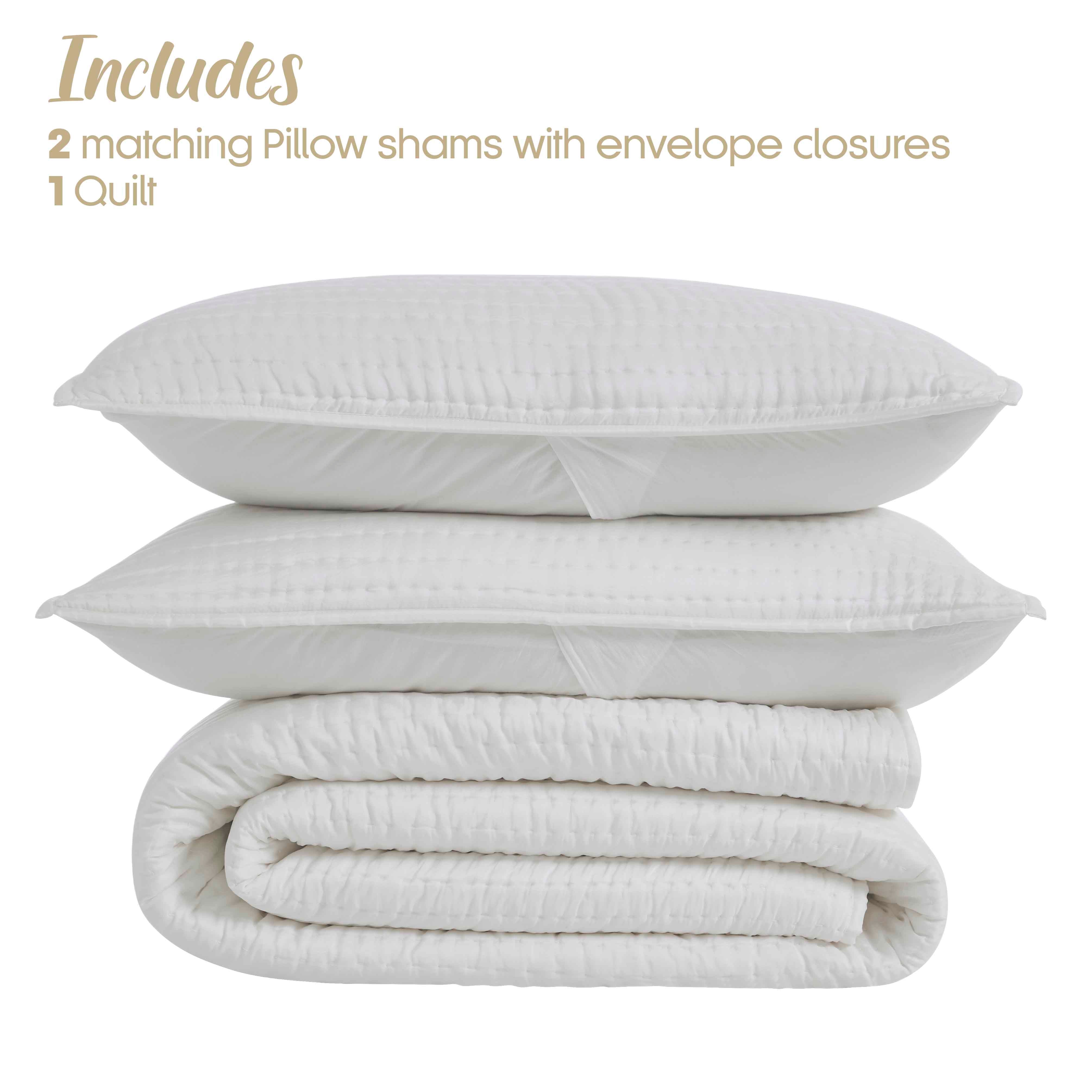 Bella 100% Silk All-Season Hand Quilted Handmade Quilt Set - Quilt Set by Superior Brand