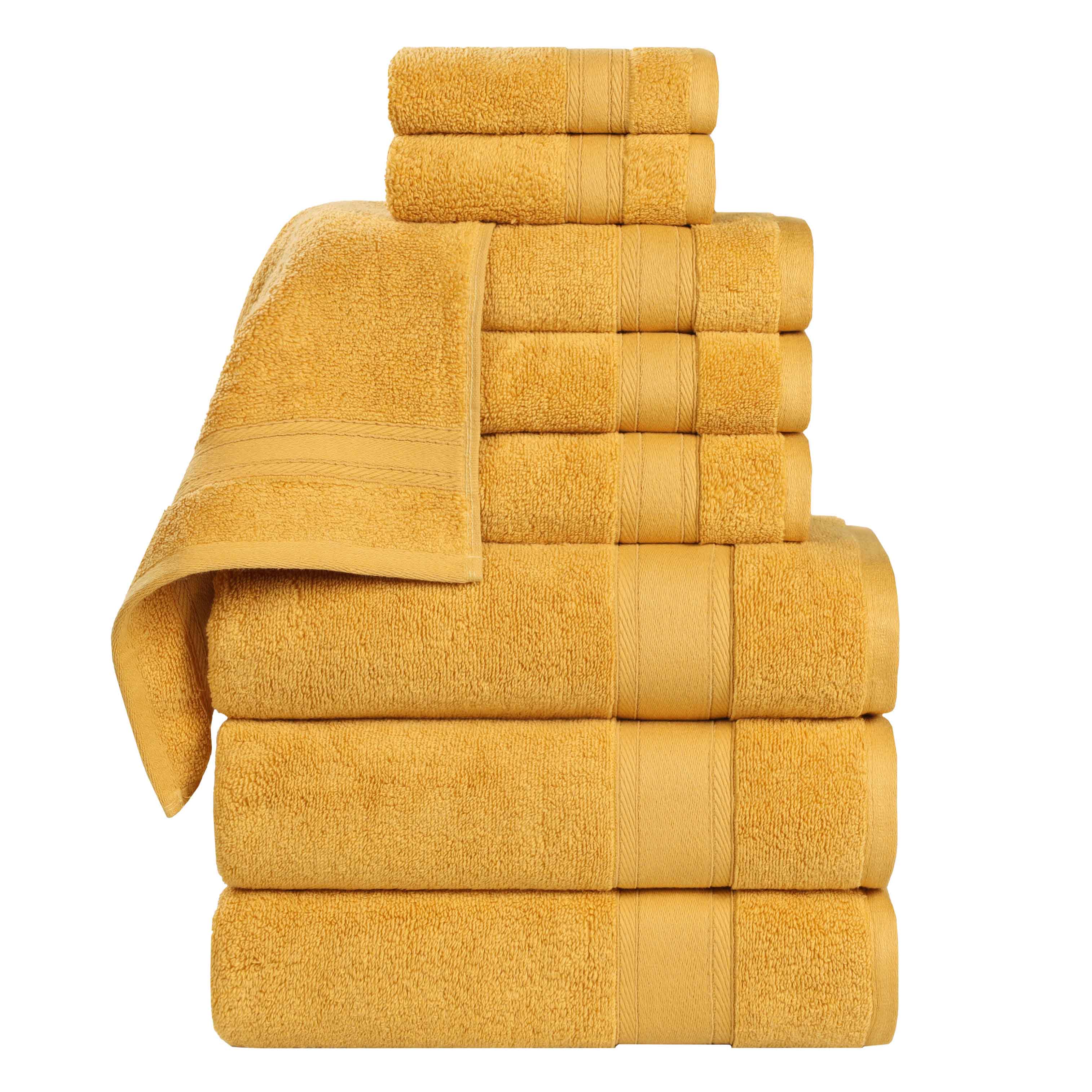 Belmont Zero Twist Cotton Medium Weight 9 Piece Towel Set - Towel Set by Superior Brand
