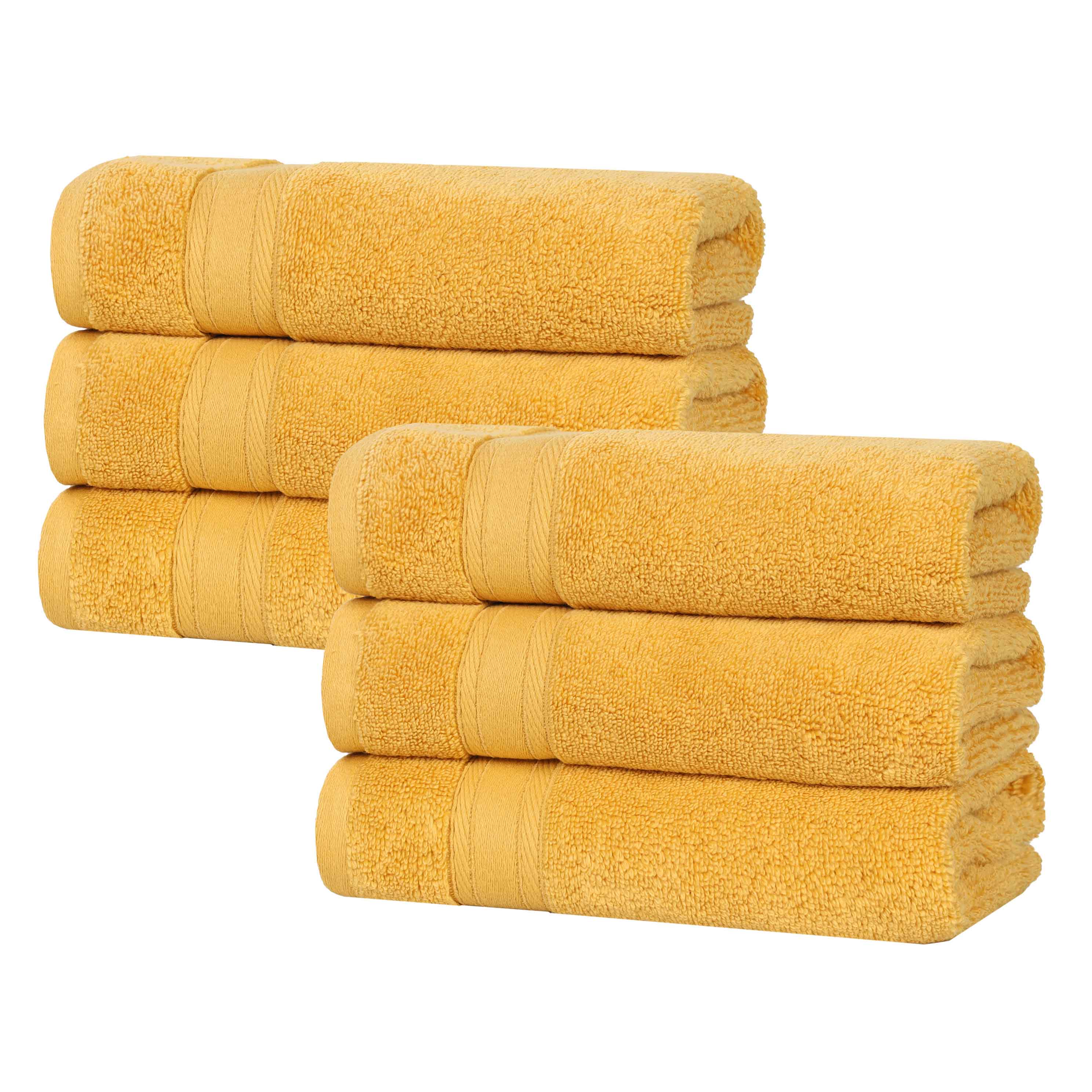 Zero Twist Cotton Hand Towels 6-Piece Belmont Collection - Hand Towel by Superior Brand