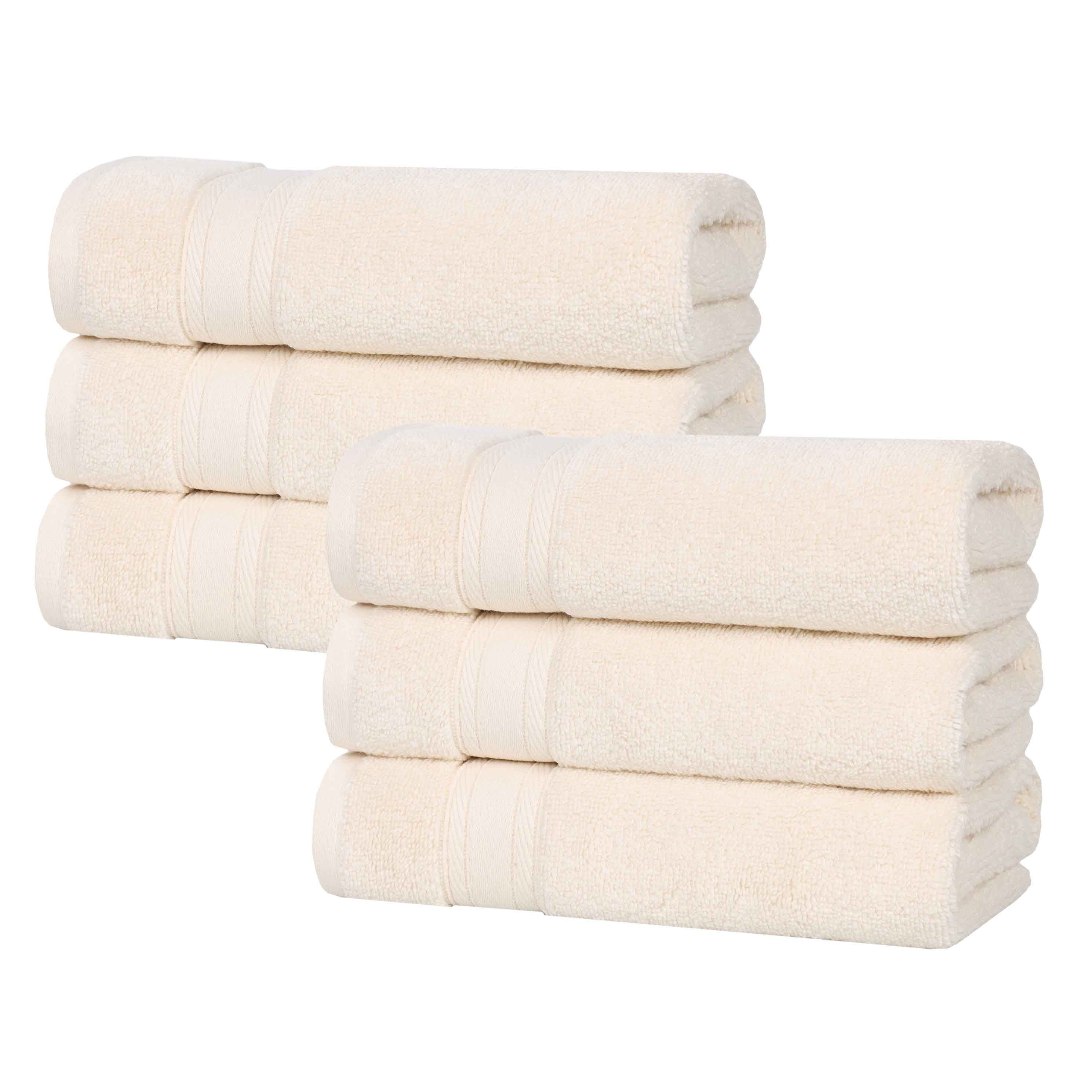 Zero Twist Cotton Hand Towels 6-Piece Belmont Collection - Hand Towel by Superior Brand