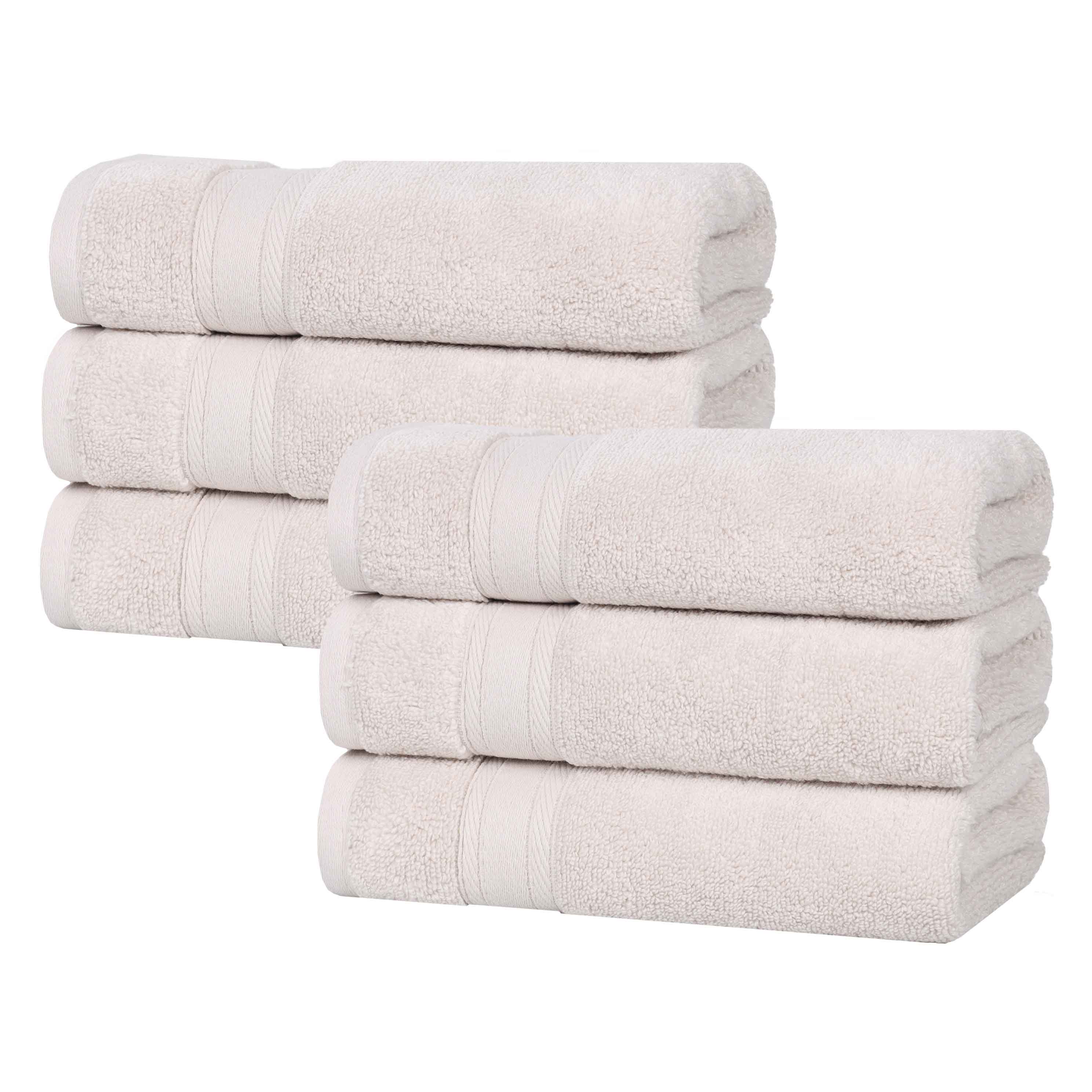 Zero Twist Cotton Hand Towels 6-Piece Belmont Collection - Hand Towel by Superior Brand