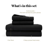530 Thread Count Egyptian Cotton Sateen Bed Sheet Set